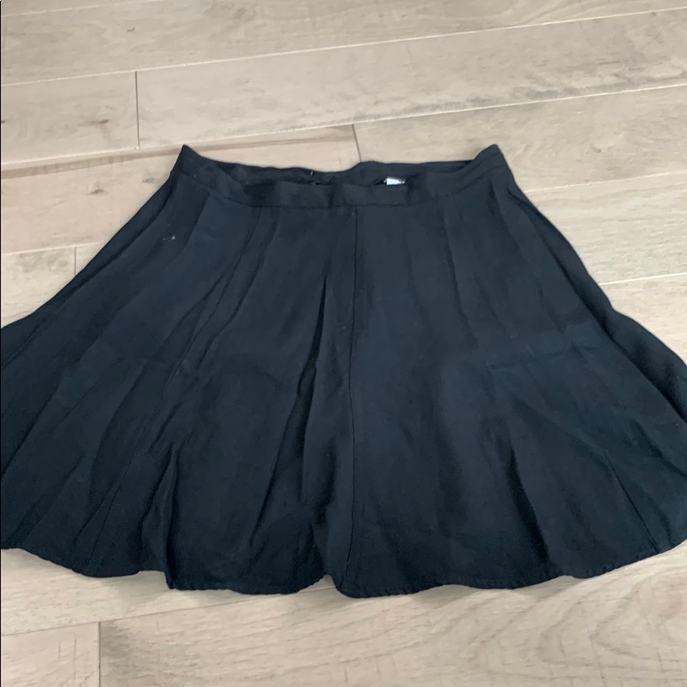 High waisted Mini Black Vintage Elegant Black Skirt